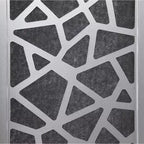 Divisorio per ambienti Roundhill Furniture Aurra a 4 pannelli in legno, paravento pieghevole portatile