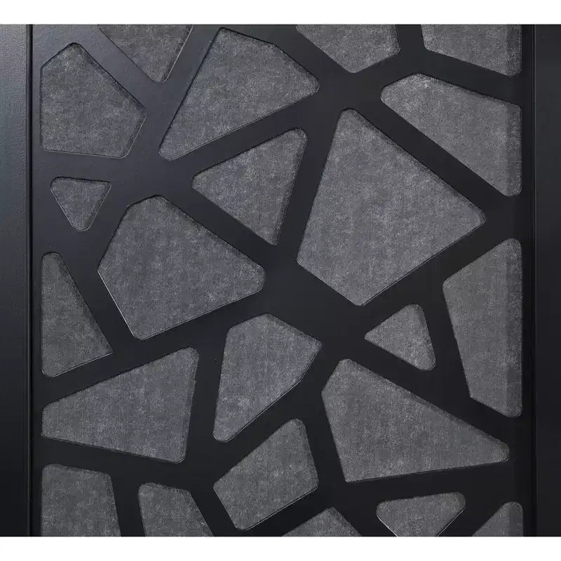 Divisorio per ambienti Roundhill Furniture Aurra a 4 pannelli in legno, paravento pieghevole portatile