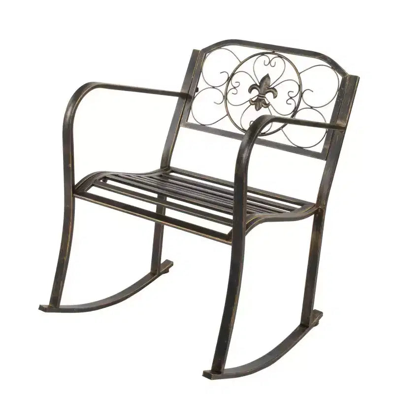 Karl Home | 22 in. Metal Rocking Chair