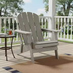 Whisen Oversized Wooden Adirondack Chair with Pre-Assembled Back