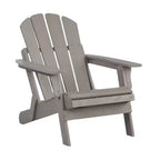 Whisen Oversized Wooden Adirondack Chair with Pre-Assembled Back