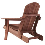 Whisen Oversized Wooden Adirondack Chair with Pre-Assembled Back