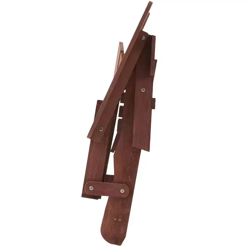 Whisen Oversized Wooden Adirondack Chair with Pre-Assembled Back