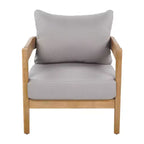 Christopher Knight Home Brooklyn Outdoor Acacia Wood Club Chair with Cushions (Set of 2)