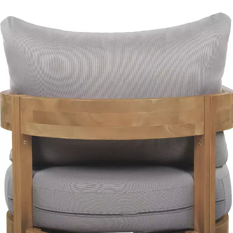 Christopher Knight Home Brooklyn Outdoor Acacia Wood Club Chair with Cushions (Set of 2)