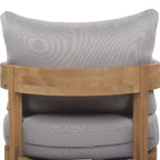 Christopher Knight Home Brooklyn Outdoor Acacia Wood Club Chair with Cushions (Set of 2)