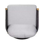 Christopher Knight Home Tatum Outdoor Acacia Wood Club Chair with Woven Rope Backrest and Cushions