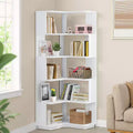 MAYEERTY L-Shaped 6-Tier Corner Shelf Space-Saving Corner Design
