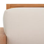 Poltrona Curacao Club per interni/esterni - CPT1009 - Teak Brasiliano Naturale/Beige - Safavieh Couture