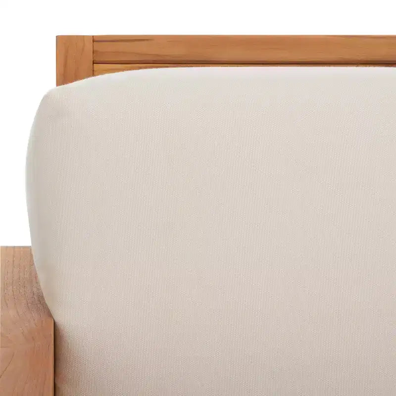 Poltrona Curacao Club per interni/esterni - CPT1009 - Teak Brasiliano Naturale/Beige - Safavieh Couture