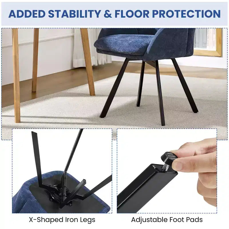 Yaheetech Set di 2 Poltrone a Forma di Fiore con Cuscino Rimovibile per Camera da Letto, Soggiorno, Ufficio in Casa