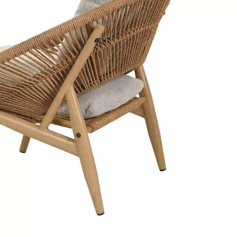 Christopher Knight Home Cecil Bohemian Outdoor Papasan Style Wicker Lounge Chair with Cushions