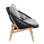 Christopher Knight Home Cecil Bohemian Outdoor Papasan Style Wicker Lounge Chair with Cushions