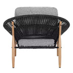 Christopher Knight Home Cecil Bohemian Outdoor Papasan Style Wicker Lounge Chair with Cushions