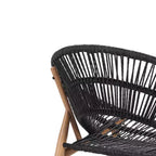 Christopher Knight Home Cecil Bohemian Outdoor Papasan Style Wicker Lounge Chair with Cushions