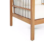 Christopher Knight Home Elias Outdoor Acacia Wood and Iron Club Chair with Cushions
