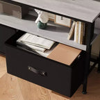 55 Inch TV Stand for Living Room, TV Stand with 3 Drawers, Compact Entertainment Center with Storage Solutions
