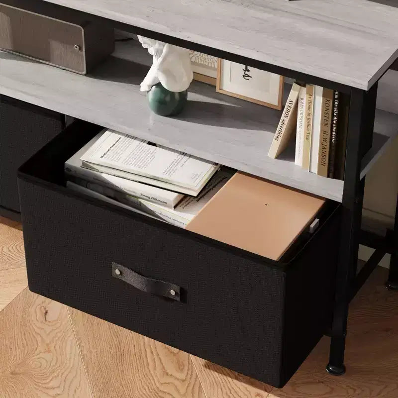 55 Inch TV Stand for Living Room, TV Stand with 3 Drawers, Compact Entertainment Center with Storage Solutions