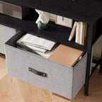 55 Inch TV Stand for Living Room, TV Stand with 3 Drawers, Compact Entertainment Center with Storage Solutions