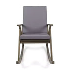 Christopher Knight Home Ridgewood Outdoor Acacia Wood Rocking Chair with Cushion
