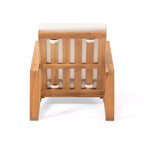 Okak Boho Ardirondack Chair Patio Accent Chairs,Set of 1,Outdoor Acacia Conversation seat for Porch,Garden&Backyard,400lbs Max