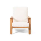 Okak Boho Ardirondack Chair Patio Accent Chairs,Set of 1,Outdoor Acacia Conversation seat for Porch,Garden&Backyard,400lbs Max