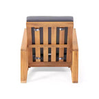 Okak Boho Ardirondack Chair Patio Accent Chairs,Set of 1,Outdoor Acacia Conversation seat for Porch,Garden&Backyard,400lbs Max