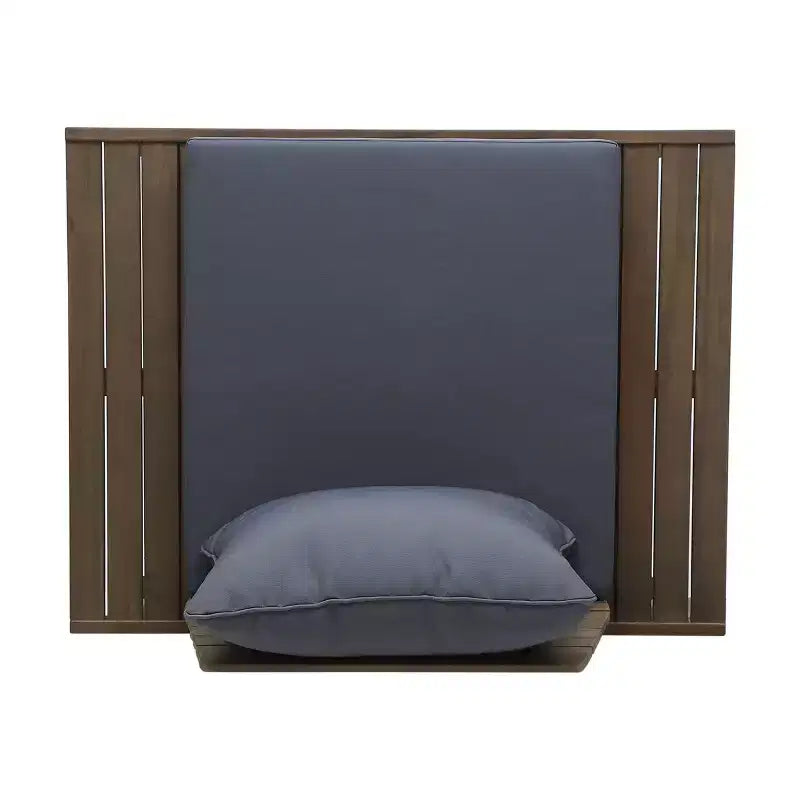 Okak Boho Patio Armless Club Chair Upholstered Accent Chair,A-Shaped Poolside Chairs for Garden,Porch&Backyard,Rustic Patio Furniture