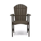 Sedia pieghevole Adirondack da patio Okak Oversized, set da 2, sedia da pranzo e sedia accentata in acacia premium per giardino e cortile, sedia a sdraio da esterno