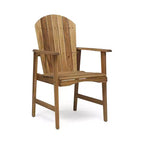 Sedia pieghevole Adirondack da patio Okak Oversized, set da 2, sedia da pranzo e sedia accentata in acacia premium per giardino e cortile, sedia a sdraio da esterno