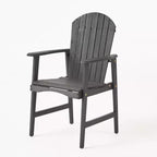 Sedia pieghevole Adirondack da patio Okak Oversized, set da 2, sedia da pranzo e sedia accentata in acacia premium per giardino e cortile, sedia a sdraio da esterno