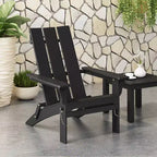 Okak Sedia Pieghevole Rustica da Patio Adirondack in Acacia per Portico, Giardino e Cortile, Sedia a Sdraio da Esterno, Max 136 kg