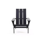 Okak Sedia Pieghevole Rustica da Patio Adirondack in Acacia per Portico, Giardino e Cortile, Sedia a Sdraio da Esterno, Max 136 kg