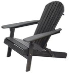 Sedia Adirondack Pieghevole Rustica Okak in Acacia Premium per Patio, Veranda, Giardino e Cortile, Sedia a Sdraio da Esterno, Max 136 kg