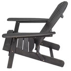 Sedia Adirondack Pieghevole Rustica Okak in Acacia Premium per Patio, Veranda, Giardino e Cortile, Sedia a Sdraio da Esterno, Max 136 kg