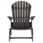 Sedia Adirondack Pieghevole Rustica Okak in Acacia Premium per Patio, Veranda, Giardino e Cortile, Sedia a Sdraio da Esterno, Max 136 kg