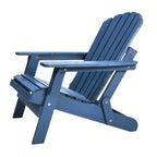 Okak Oversized Patio Folding Adirondack Chair Wooden Accent Chair for Porch,Garden&Backyard,Outdoor Lounge Chair,330lbs Max