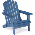 Okak Oversized Patio Folding Adirondack Chair Wooden Accent Chair for Porch,Garden&Backyard,Outdoor Lounge Chair,330lbs Max