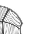 Okak 20 Patio Egg Chair PE Rattan Wicker Glider Chair,Oversized Accent Chair for Porch,Garden&Backyard,Modern&Rustic Lounge Chair