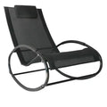 Okak Patio Pool Lounger Outdoor Rocking Chair with Breathable Mesh Seat,1 Pc,Sun Bathing Chair Chaise Lounge for Pool,Beach,Porch&Backyard
