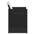 vidaXL Sedie da Giardino con Cuscini - Rattan PE Nero Struttura in Acciaio | Set di Mobili da Esterno per Giardino/Patio
