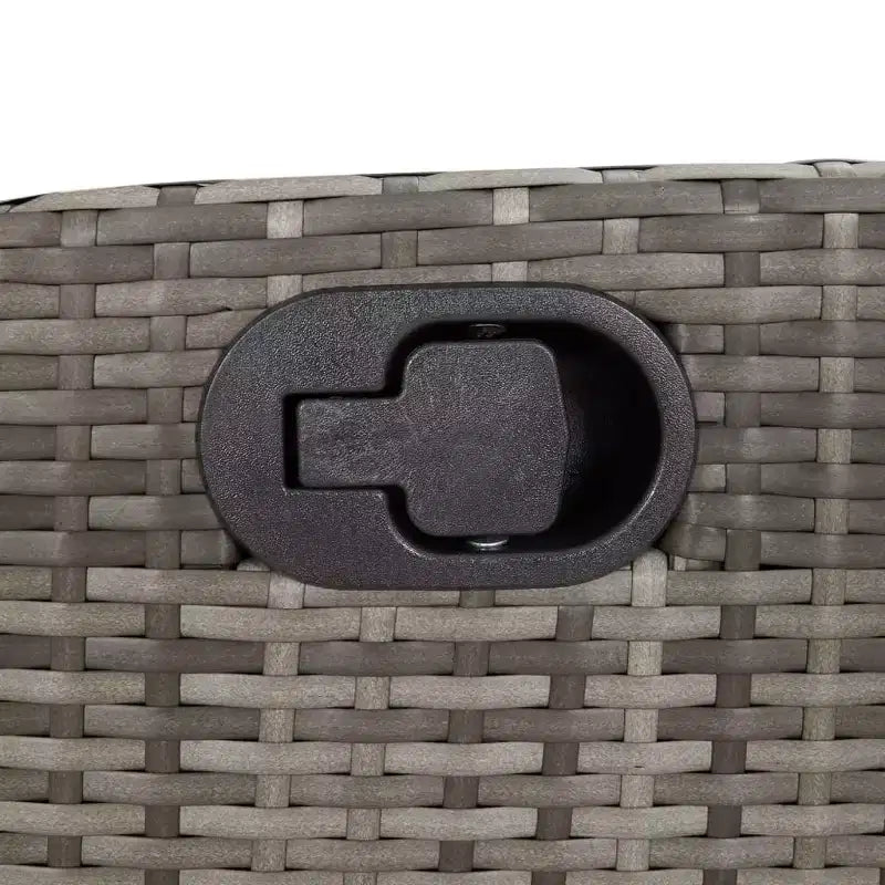 vidaXL Sedie Reclinabili da Giardino con Poggiapiedi - Set da 2, Lettini Regolabili in Polyrattan, Resistenti alle Intemperie e ai Raggi UV, Facili da Pulire, Cuscini Blu Scuro