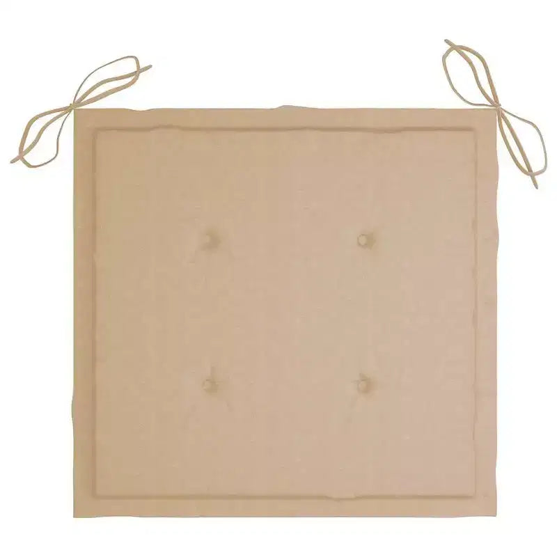 vidaXL Sedie Impilabili da Esterno, Set da 6 Pezzi, Legno Massello di Teak con Cuscini, Resistenti alle Intemperie, Per Interni/Esterni, Ideali per Casa, Ufficio, Bar e Caffè