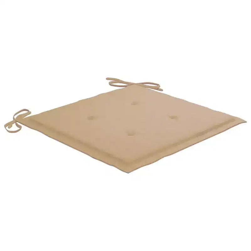 vidaXL Sedie Impilabili da Esterno, Set da 6 Pezzi, Legno Massello di Teak con Cuscini, Resistenti alle Intemperie, Per Interni/Esterni, Ideali per Casa, Ufficio, Bar e Caffè