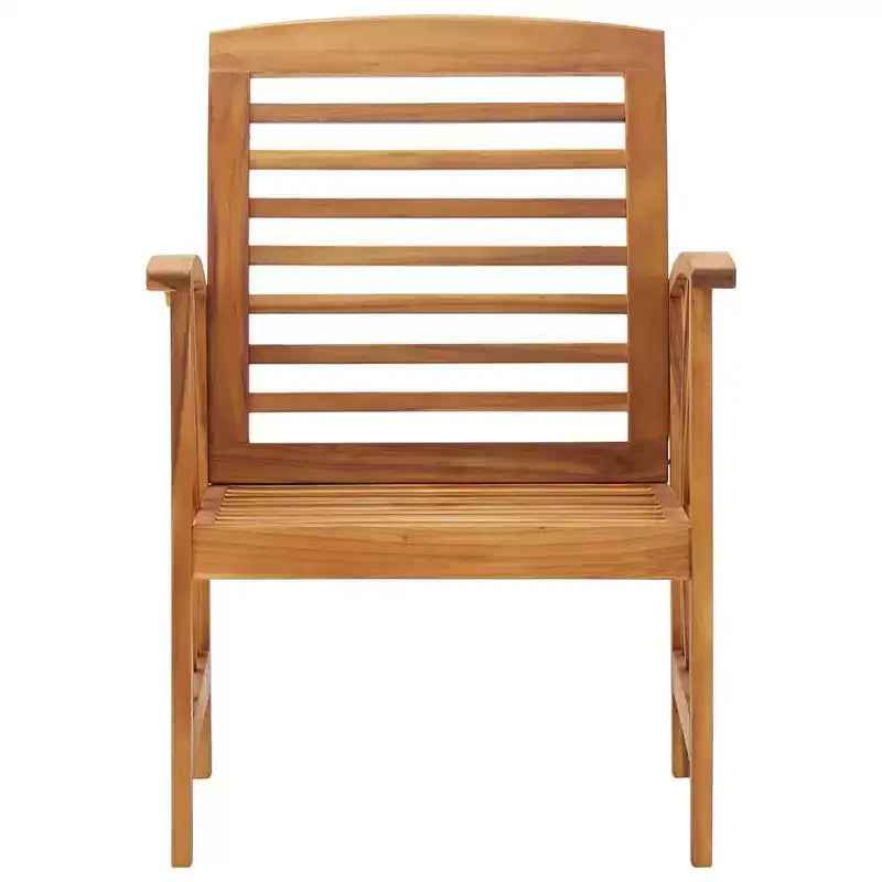 vidaXL Set 2 Sedie da Giardino Legno Massello di Acacia - Marrone