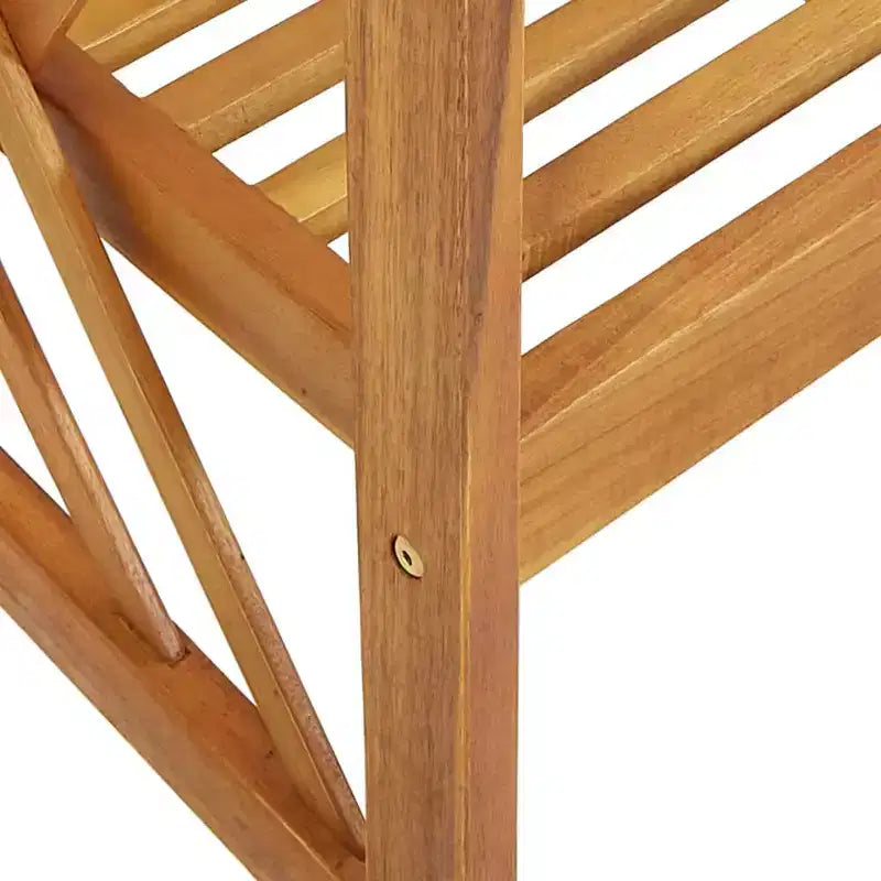 vidaXL Set 2 Sedie da Giardino Legno Massello di Acacia - Marrone