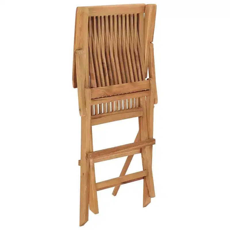 vidaXL Sedie da giardino in legno massello di teak con cuscini verde brillante - Soluzione di seduta da esterno resistente alle intemperie con design pieghevole per un facile stoccaggio