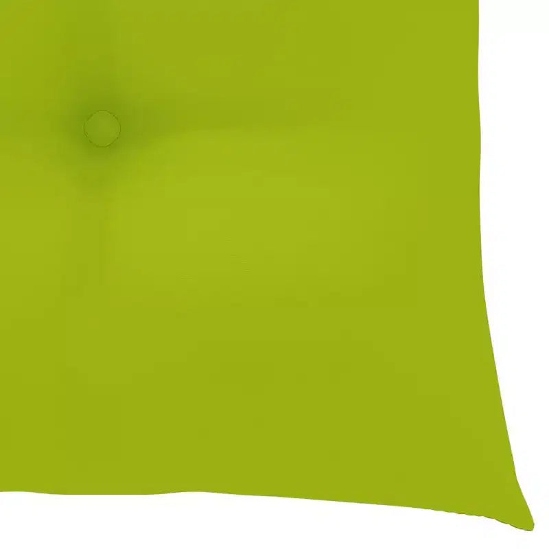 vidaXL Sedie da pranzo da esterno in legno massello di teak con cuscini verde brillante - 4 pz, impilabili, sedute per interno/esterno - ergonomiche e impermeabili