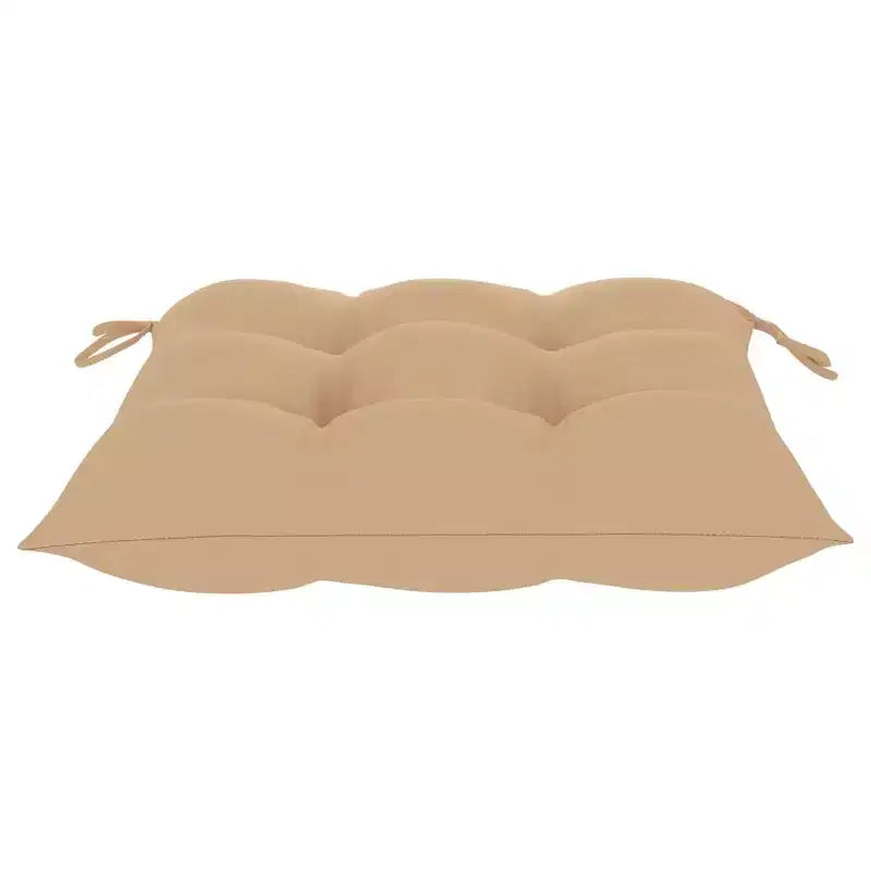 vidaXL 4 sedie da giardino pieghevoli in legno massello di teak con cuscini beige – Sedie da esterno per giardino, terrazzo o patio