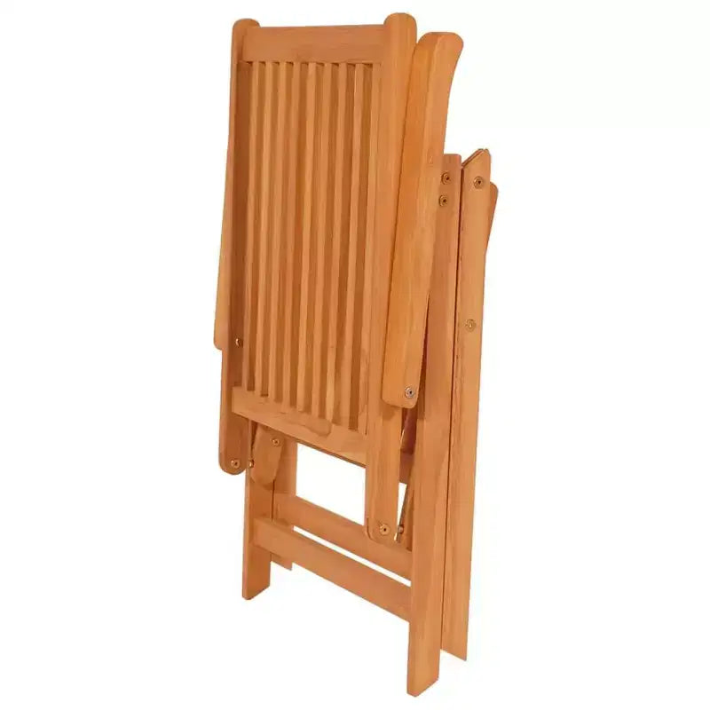vidaXL Highly Resilient Patio Chairs with Anthracite Cushions - Solid Teak Wood - Adjustable backrest - Suitable for Outdoor Use  Set of 2